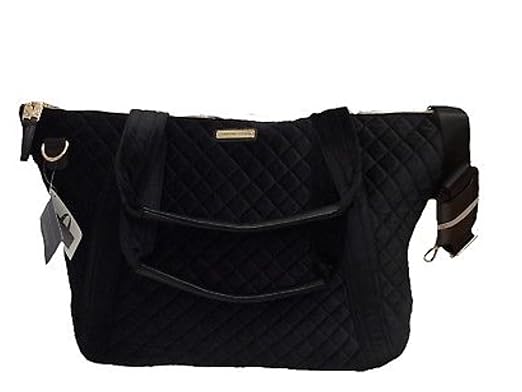 adrienne vittadini quilted duffle bag