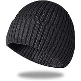 Irzaki Mens Beanie - Winter Hats for Men Women Cuff Fleece Beanie Knit Wool Skull Cap for Outdoor Activities and Daily Use