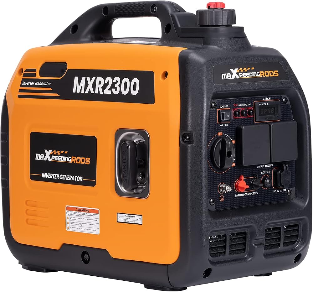 maXpeedingrods 2300W Portable Inverter Generator Silent Pure Sine Wave