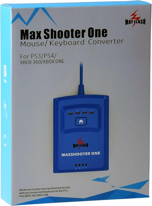 Amazon Com Mayflash Max Shooter One Mouse Keyboard Converter For Ps3 Ps4 Xbox 360 Xbox One Computers Accessories