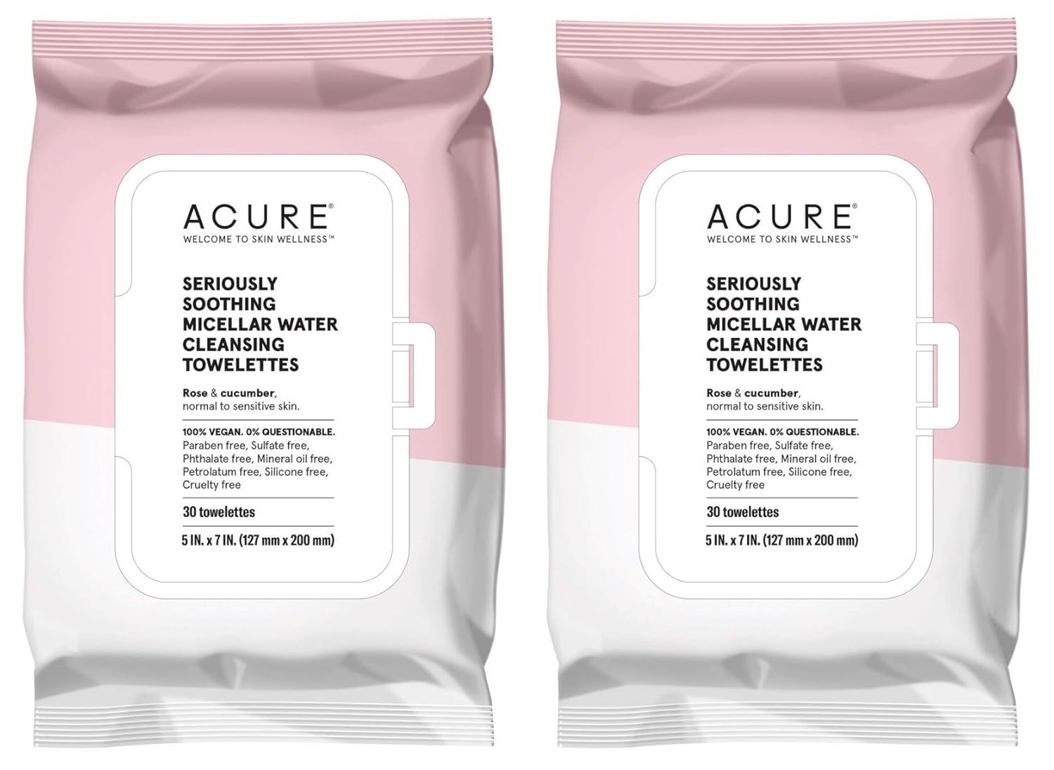 acure makeup wipes