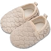 Scurtain Toddler Warm Winter House Slippers Baby Boys Girls Indoor Home Slippers Cozy Lightweight Non-Slip Shoes For Infant K