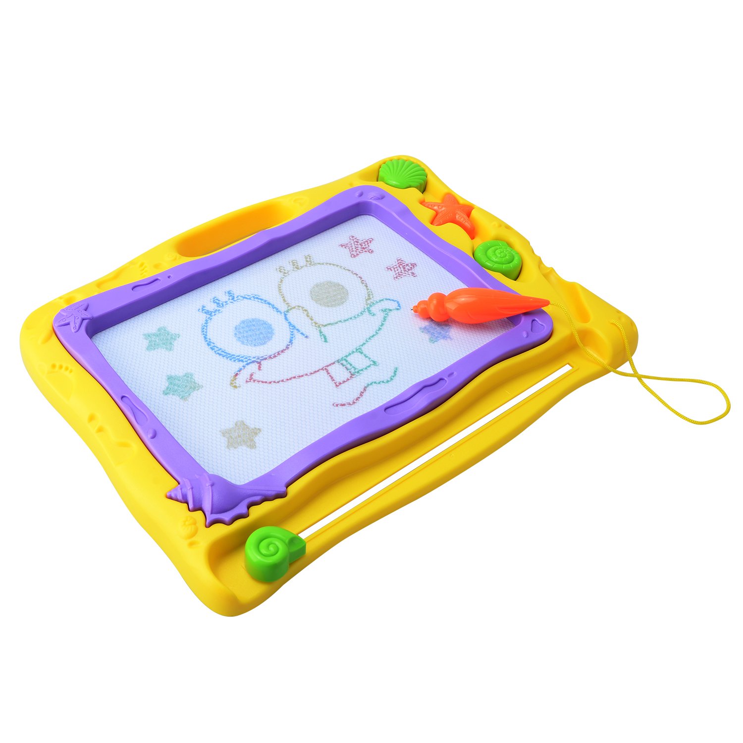 Moobom Tablero de escritura Tablero de dibujo magnético Tablero de dibujo magnético borroso extraíble, un gran regalo de Navidad