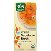365 by Whole Foods Market, Organic Low Sodium Vegetable Broth, 32 Fl Oz