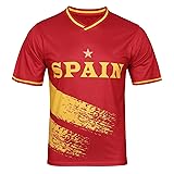 SINLEISI Spain UEFA Euro 2024 Fan Soccer Jersey