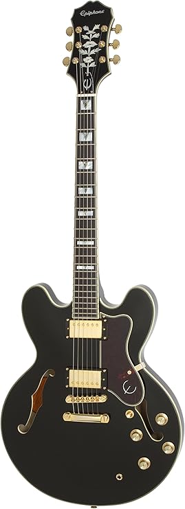 Epiphone Sheraton-II PRO - Guitarra eléctrica, color ebony