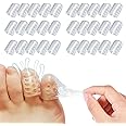 Gelapa Silicone Toe Protector, 30Pcs Gel Toe Separators for Women Men, Breathable Toe Caps for Blister Prevention, Provide Re