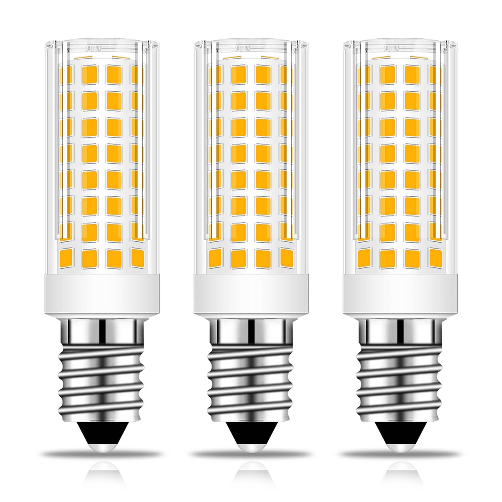7W E14 LED Corn Light Bulb, E14 LED Bulbs Non-Dimmable Small Edison Screw Corn Bulbs 70W Incandescent Equivalent 360°Beam Angle Chandelier Bulb for Living Room, Kitchen Bathroom Warm White 3 Pack