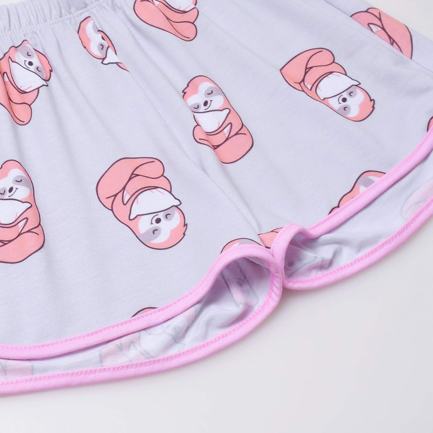 CHILDRENSTAR Pajama Sets for Girls Kids Pjs Summer Cotton Short Sleeve Sleepwear: Clothing