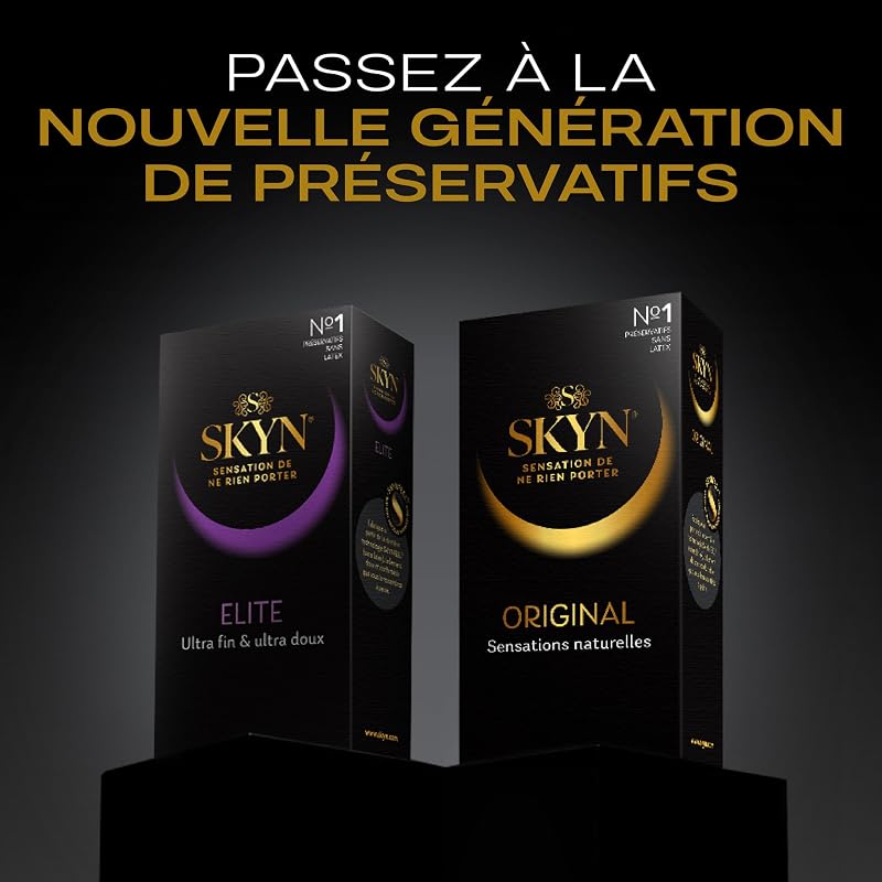 Elite : Lot de 22 Préservatifs Ultra-fins et Doux de taille Régulière