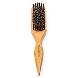 GranNaturals Boar Bristle Slick Back Hair Brush for