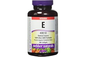 Webber natural Webber Naturals Vitamin E Natural 400IU (300 Softgels), 300 Count