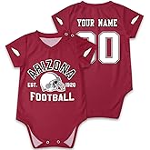 OAOANS Baby Clothes Custom Name Number Personalized Football Baby Jersey Clothing Newborn Toddler Apparel 0-24 Months Gifts