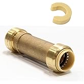 EFIELD Push Fit 3/4 Inch Slip/Repair Coupling with a Disconnect Clip, 3/4"-1 Piece,(PF107-1PCS)