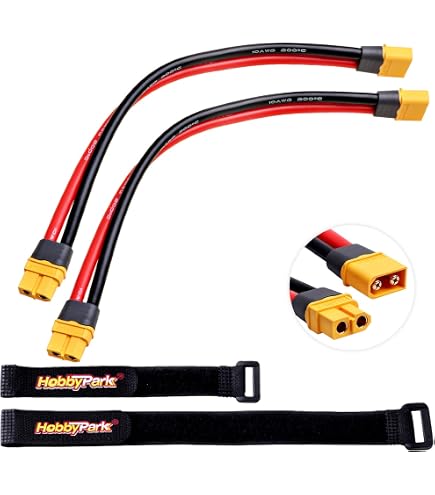 XT60 Auf XT90 Adapterkabel 30cm – 14AWG, Für RC Lipo Akkus, ESC & Ladegeräte