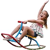 PLATPORTS Kids Indoor Single Rocking Seesaw, Safety-Stable Wide Base Rocker for Ages 3 4 5, Supports Balance, Coordination &amp; Motor Skill Development