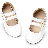 Otter MOMO Toddler/Little Girls Mary Jane Ballerina Flats Shoes Slip-on School Party Dress Shoes