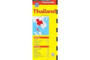 Thailand Travel Map Seventh Edition (Periplus Travel Maps)