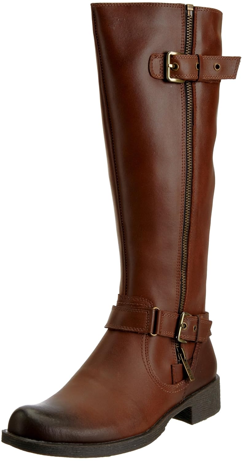 Redfoot Women's Twinzip Brown Biker Boots B1102600 5 UK Amazon.co.uk Shoes & Bags