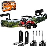 GODCTSUP Golf Cart Rear View Mirror, Universal Panoramic Golf Cart Mirror for Club Car EZGO YAMAHA and Others Carts, Clear View with 270° Adjustable Full Rearview