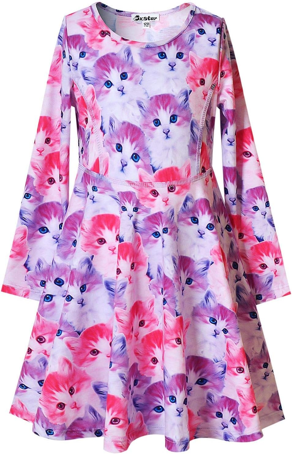 Jxstar Girls Unicorn Dress Mermaid Dresses Kids Twirl Swing Party Outfits