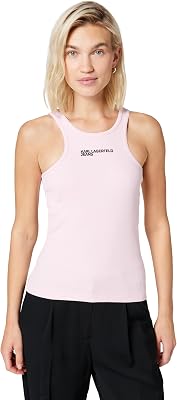 Donne Ribbed Logo Tank Fiaba L
