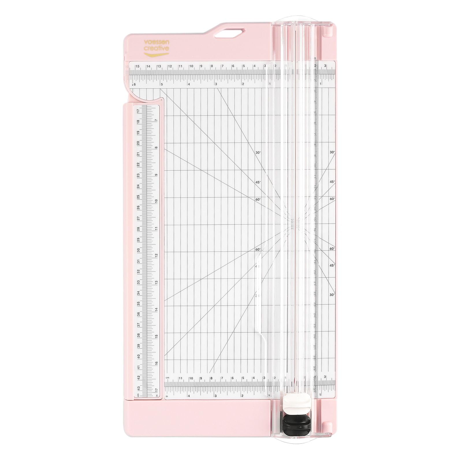 Vaessen Creative Trimmer and Scoring Board 6" for Scrapbooking, Cardmaking and Other Paper Crafts, Pink, 15,2 x 30,5 cm