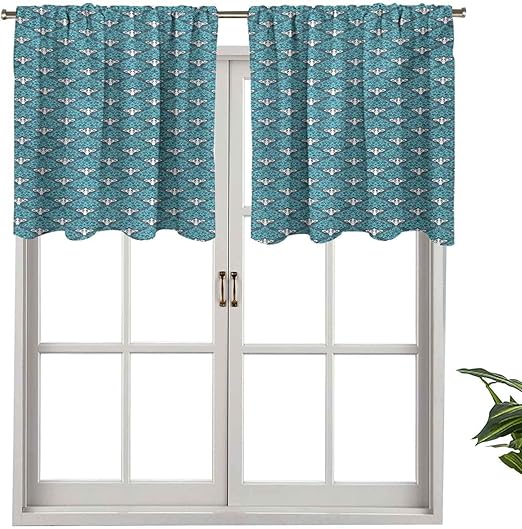 Hiiiman Cortina con aislamiento térmico para decoración del hogar