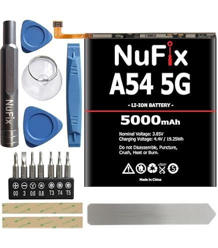NuFix Battery Replacement Kit for Samsung A53 5G SM-A536W (Basic