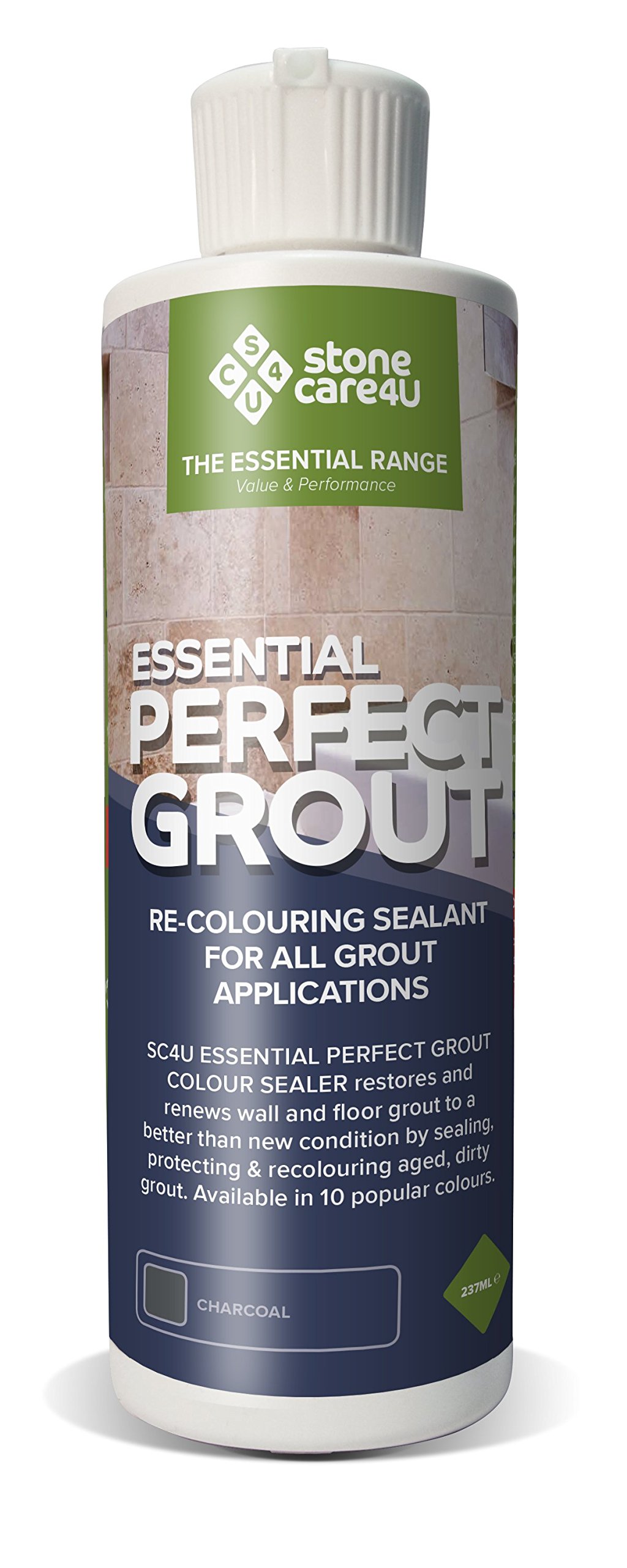 Buy Essential Perfect Grout Colour Sealer 237ml (Charcoal) Restore