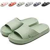 Anmerl Shower Shoes for Men and Women, Soft Lightweight Quick-Drying & Non-Slip House Slippers Slides for Bathroom, Pool, Beach, Indoor & Outdoor