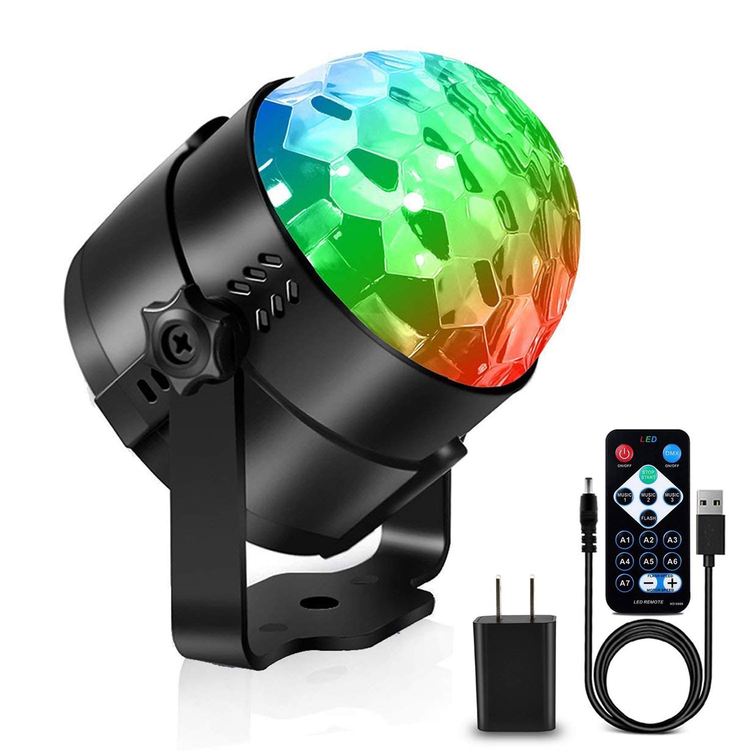 Sfera Disco Ball Con Luci RGB - Effetti Luminosi Per Feste, Camera Bambini E Atmosfera