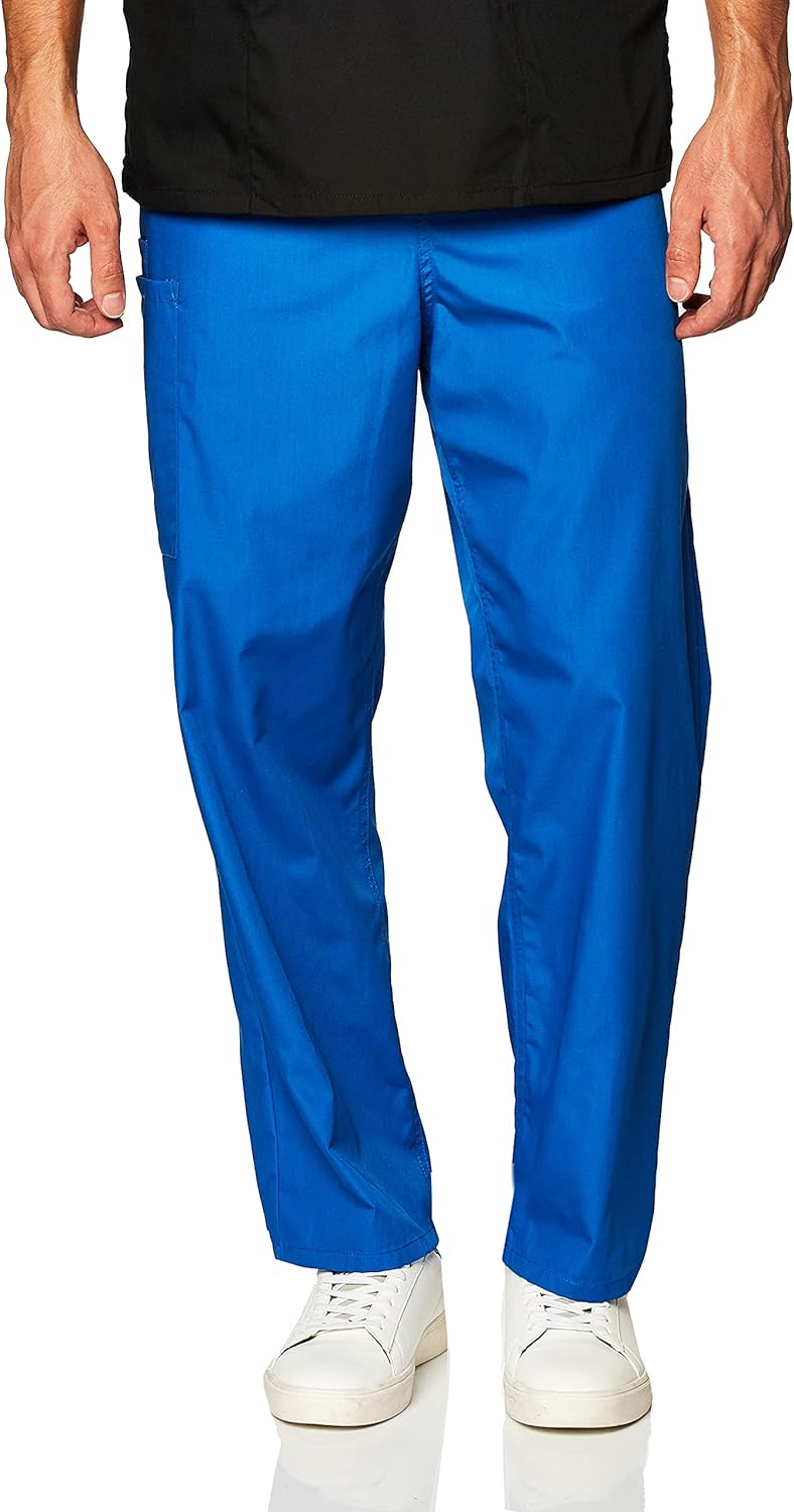 Cherokee Originals Unisex Drawstring Cargo Scrubs Pant, Royal, Small: Medical Scrubs Pants: Clothing