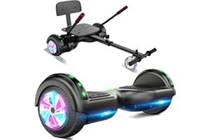 FLYING-ANT Hoverboard, 6.5 Inch Self Balancing Hoverboards with Bluetooth and LED Lights, Hover Board for Kids Teenagers