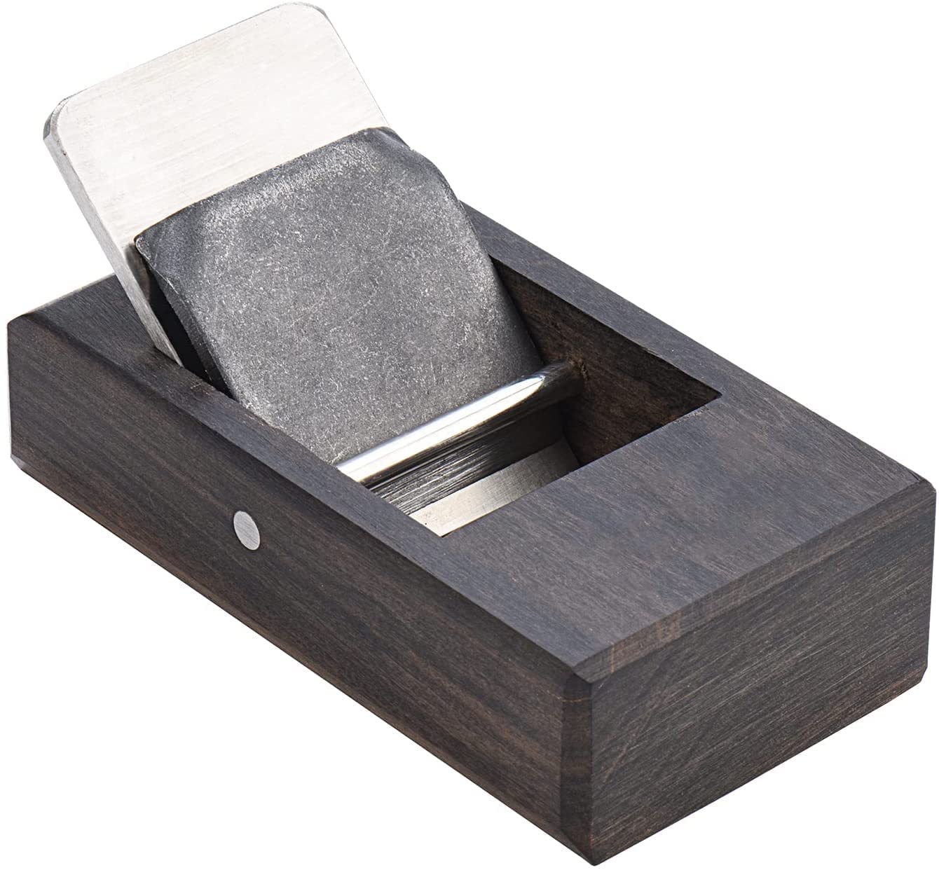 Woodworking Japanese Block Plane, Woodworking Small Hand Plane Mini Kanna Wood Planer for Leveling Smoothing Finishing Wood Surface (Length 105mm,Blade W1.7"/44mm)