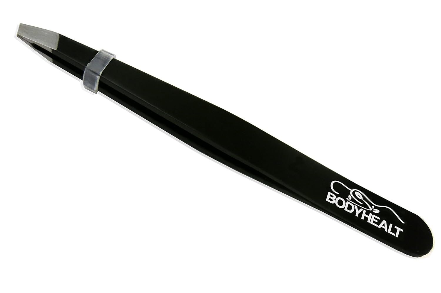 Slant Tip Tweezer Stainless Steel For Precision Eyebrow Beauty