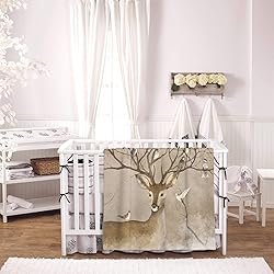 Duduho Retro Wildlife Animal Deer Baby Blankets