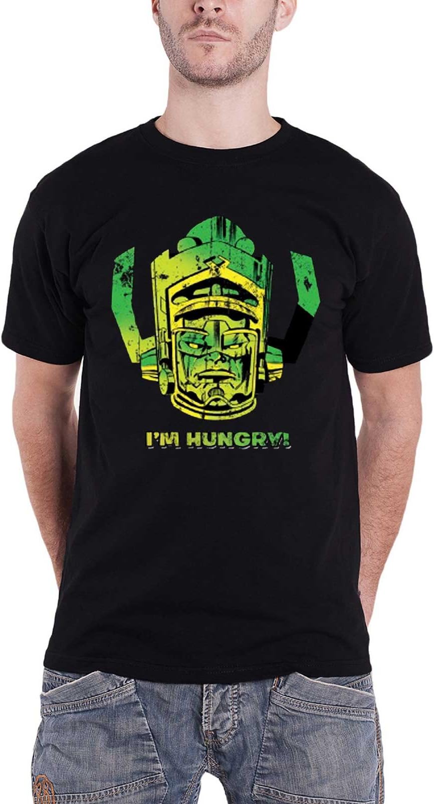 Fantastic Four T Shirt Galactus Im Hungry Marvel Comics Official Mens Black