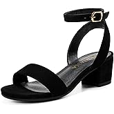 LAURMOSA High Heels for Kids Open Toe Dress Shoes for Girls Ankle Strap Pump Shoes Flower Girl Sandals Wedding Party for Little Big Kids