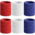 BEACE Sweatbands Sports Wristband for Men & Women - Moisture Wicking Athletic Cotton Terry Cloth Sweatband for Tennis, Basketball, Running, Gym, Working Out