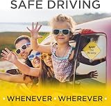 ASSURED SIGNS Baby On Board Sign 2 Pack 5x5 Yellow Suction Cups Car view 4