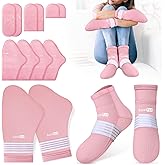 SuzziPad Cold Socks &amp; Hands Ice Pack for Chemo Must Haves, Pink, S/M | Removable Gel Packs, Adjustable Straps, Dual-Layer Gloves &amp; Foot Ice Pack Wraps For Chemo, Arthritis &amp; Neuropathy Relief