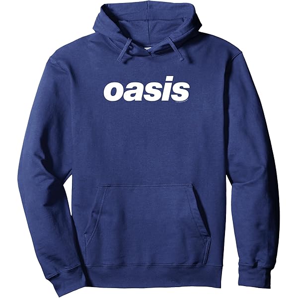 Amazon.com: Oasis – White Logo On Navy Sweatshirt : Clothing