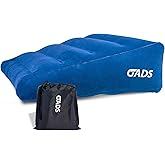 Inflatable Wedge Pillow for Traveling & Sleeping – Portable Travel Wedge, Inflatable Bed Wedge for Sleep Apnea & Acid Reflux 