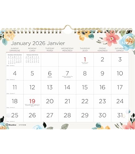2025 AT-A-GLANCE QuickNotes 15" X 12" Monthly Wall Calendar (PM0212-28