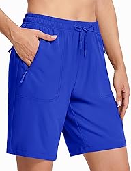 MAGCOMSEN Womens Golf Shorts Lightweight 8" Hiking