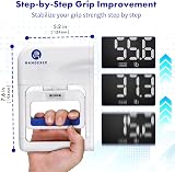 Handexer Digital Grip Strengthener 120kg 265lb Backlit LCD Strength Tester view 5