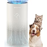 Afloia Air Purifier for Bedroom and Pets Home up to 1780 Ft², 5-in-1 HEPA Filter Air Cleaner with Washable Pre-Filter, Removes Pet Hair, Odors, Dander & Allergies, 22dB Quiet Sleep Mode (Kilo Pet)