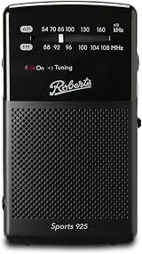 Roberts SPORTS 925 Personal FM AM Radio Black