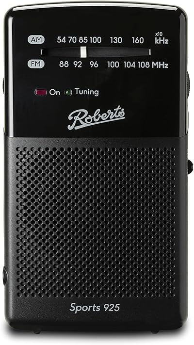 Roberts SPORTS 925 Personal FM AM Radio Black